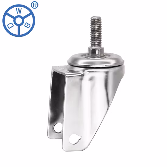 Accessoires de meubles Meubles en plastique Roulette de roue robuste de 3 pouces Dia25 Rodí Zios Support Roulette fixe