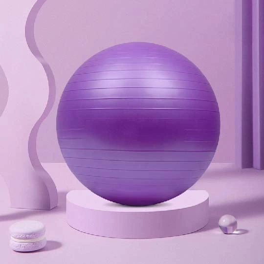 Accessoires de fitness Ballon de yoga en PVC anti-éclatement à domicile